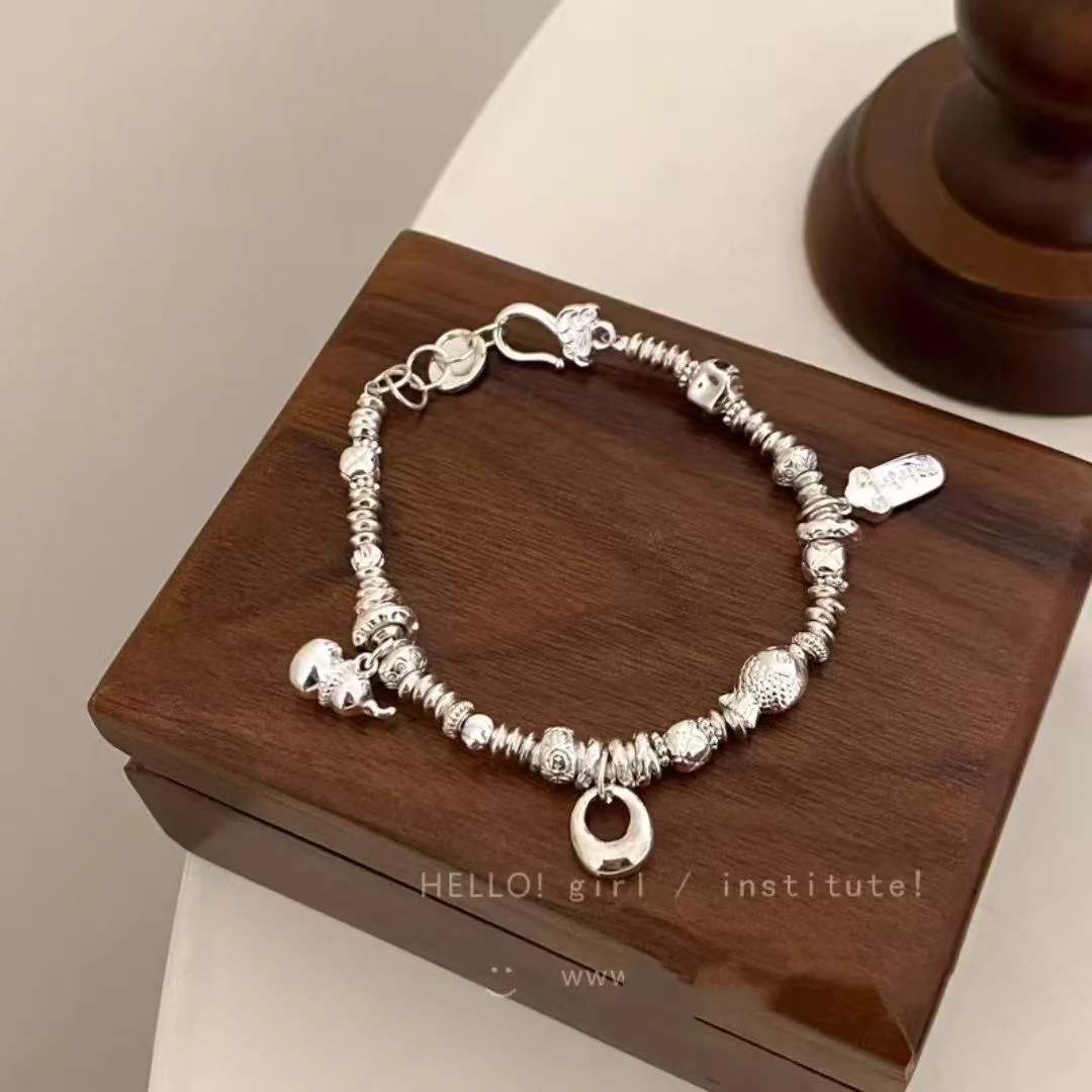 足银手链 22号链接【小胖福】手链 足银999.9 18克+证书礼盒包装