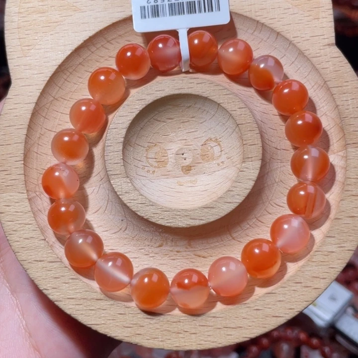 南红玛瑙未镶嵌配饰手串9咪芬达橘252