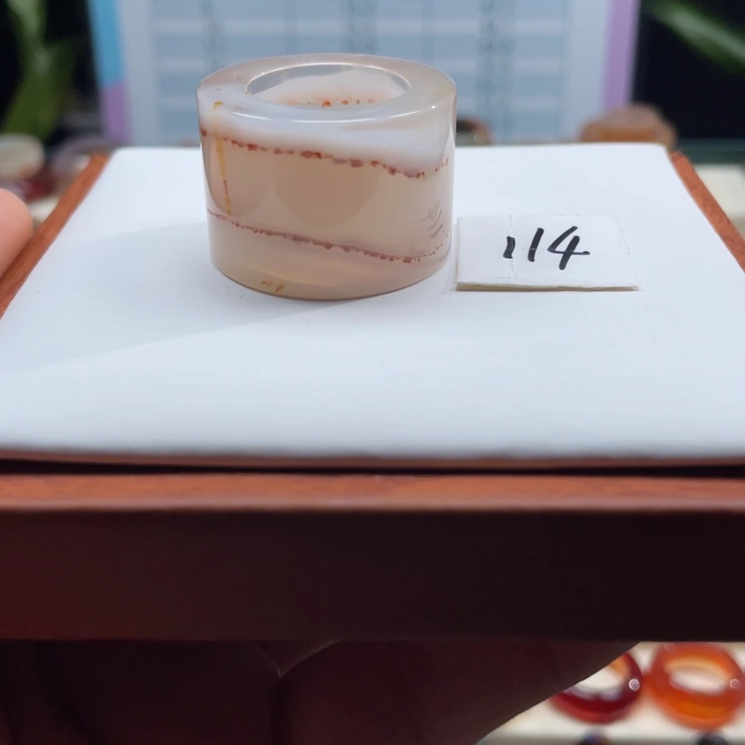 玛瑙/玉髓未镶嵌戒指Z18港17