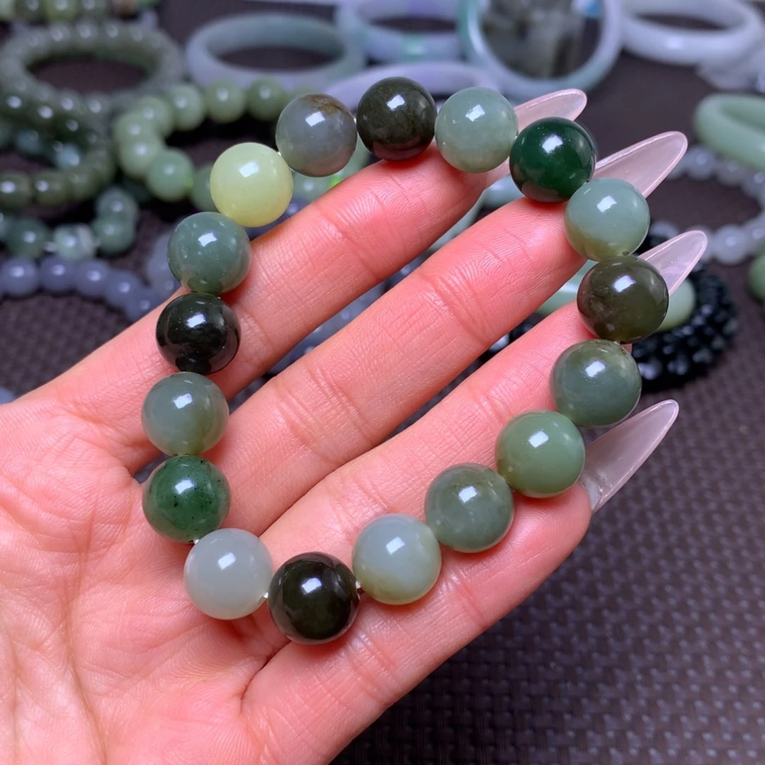 未镶嵌手串和田玉卡12