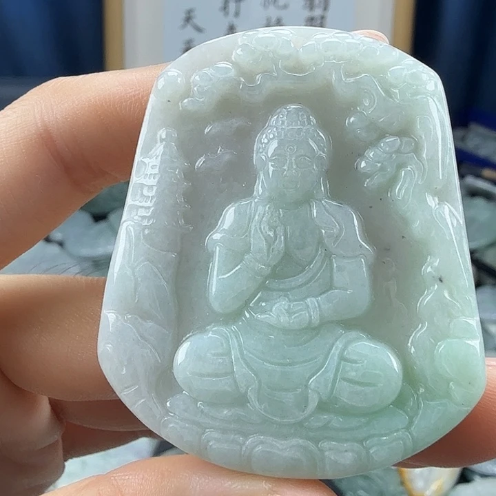 翡翠未镶嵌颈饰翡翠