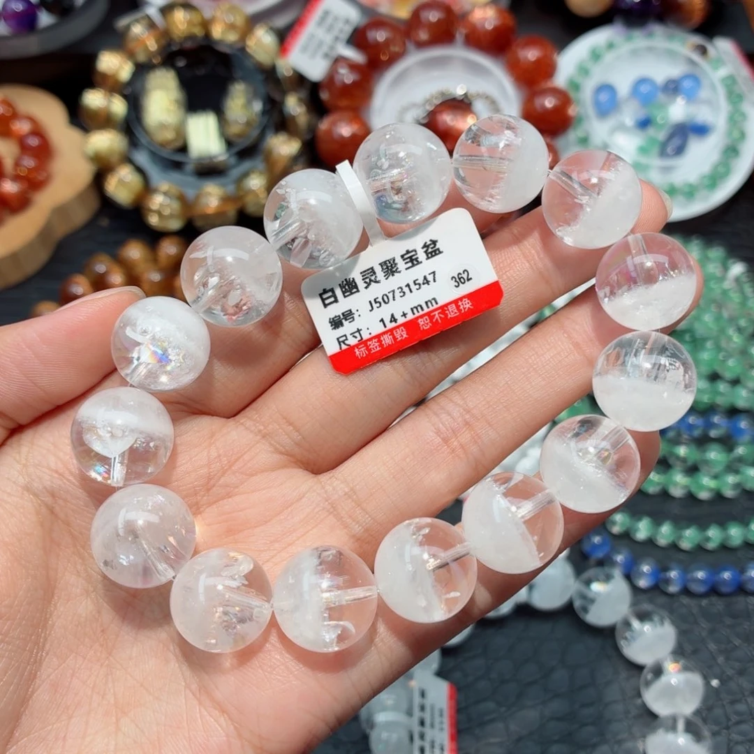 未镶嵌手链水晶白幽灵手链