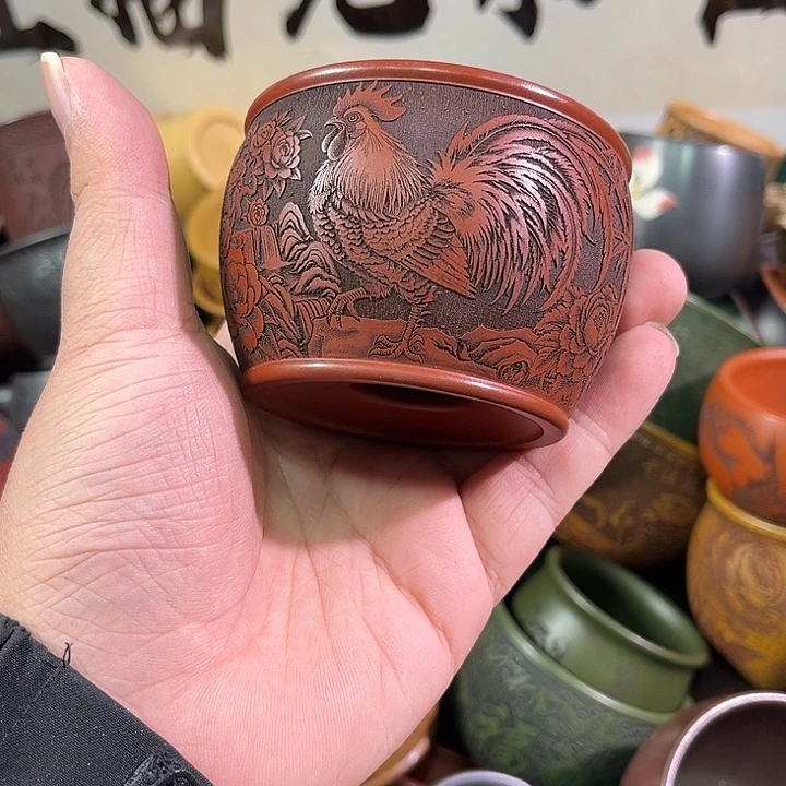 茶杯紫砂全手工紫砂主人杯