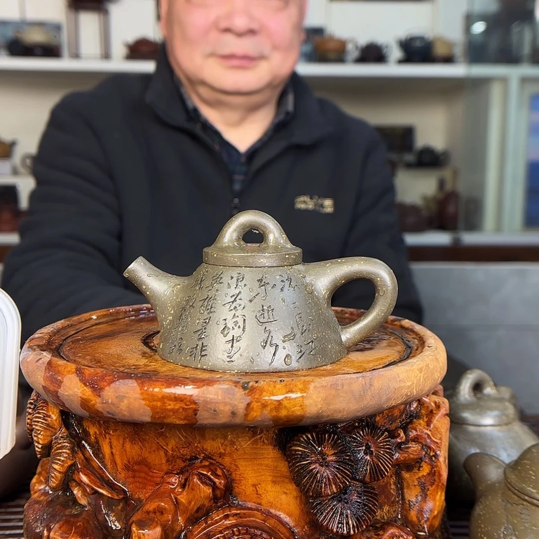 紫砂茶壶刘华良老师。100c