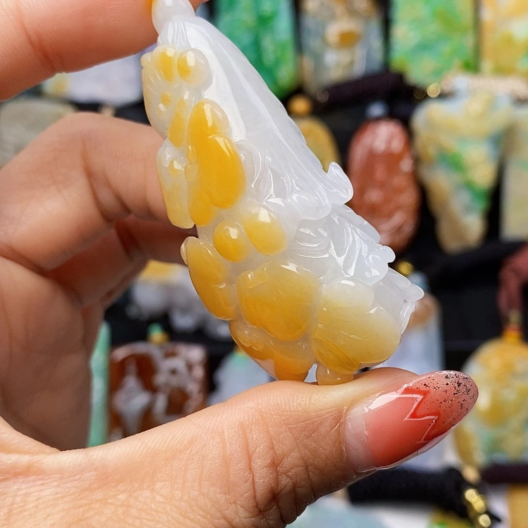 定制翡翠未镶嵌翡翠A货一物一证福利款