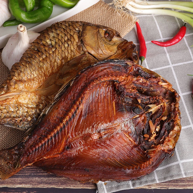 稻花鱼湖南湘西稻田鲤鱼鱼干下饭菜下酒菜农产品鱼干现称烟熏小鱼