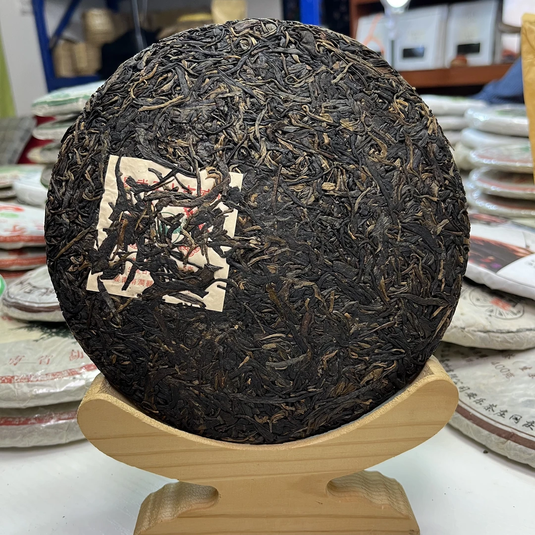 云南普洱茶生茶2003年凤凰野香饼357g饼茶