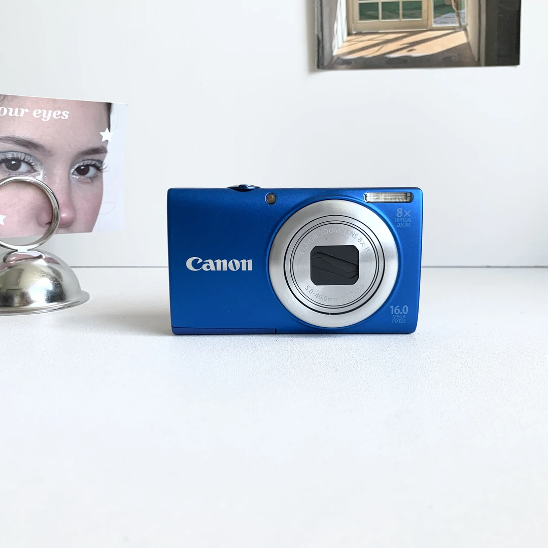 95新 Canon/佳能 a4000蓝色 1600万像素8倍变焦 冷白通透