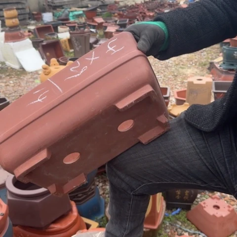 紫砂花盆紫砂花盆盆景盆栽