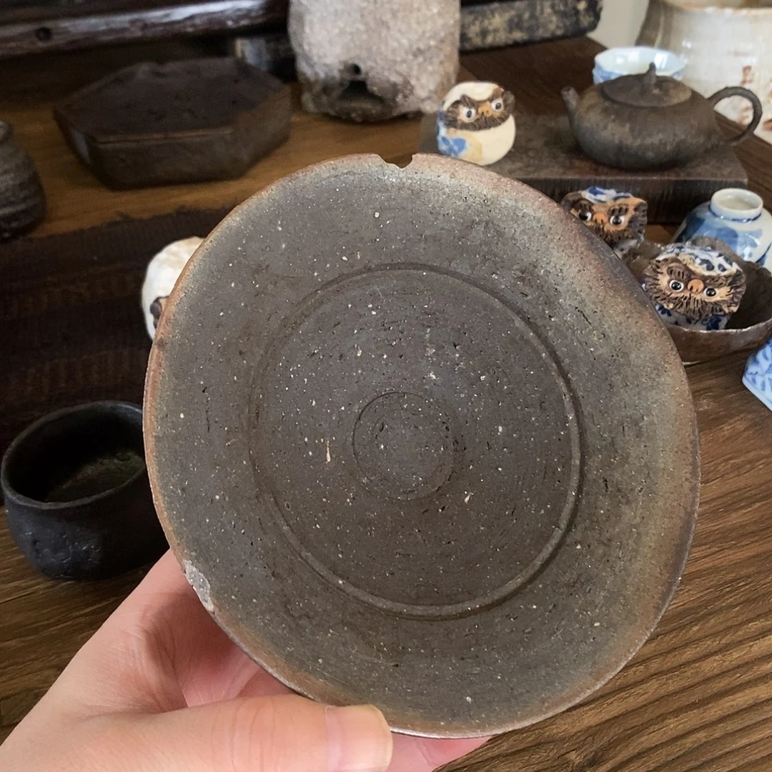 空***远手工制作柴烧茶具