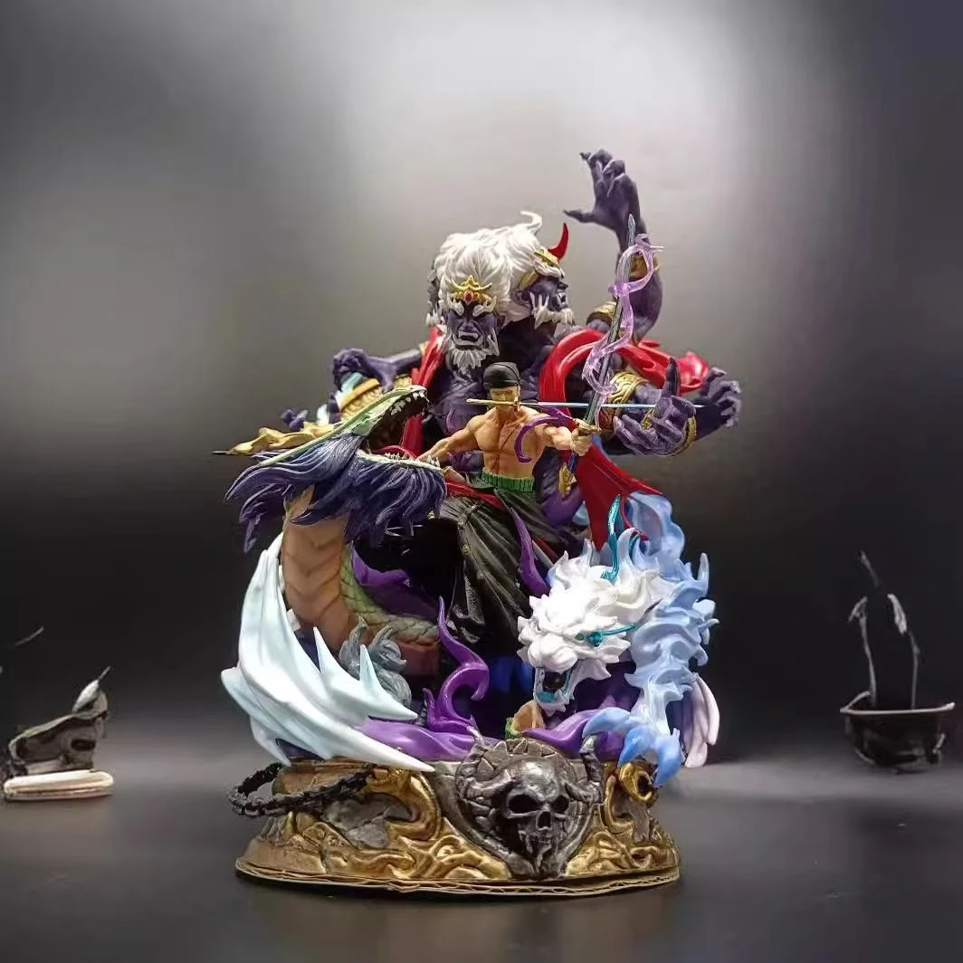 地狱之王索隆手办海贼王系列阎魔罗罗诺亚模型雕像品件手办摆件虎