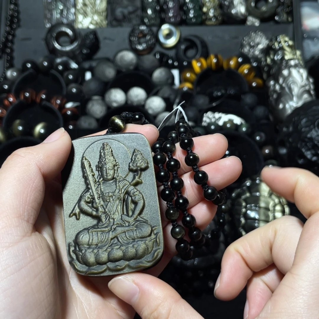 逸***Y黑曜岩未镶嵌珠宝奇石