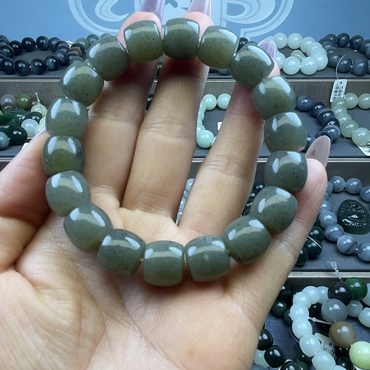 和田玉未镶嵌手链