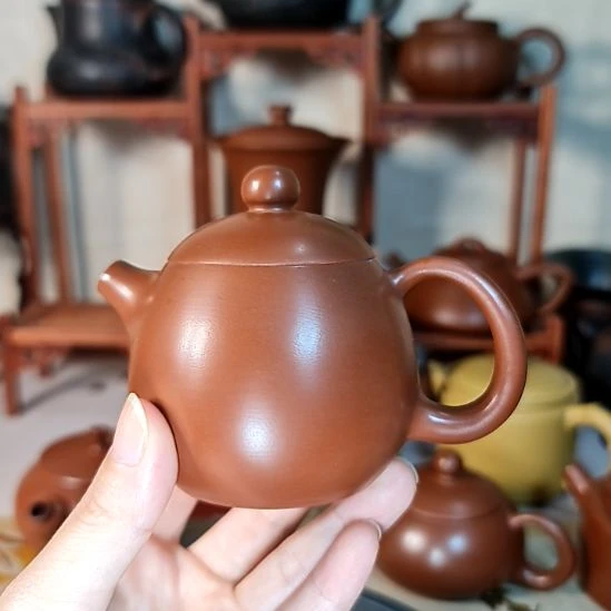 广西钦州坭兴陶茶壶茶杯