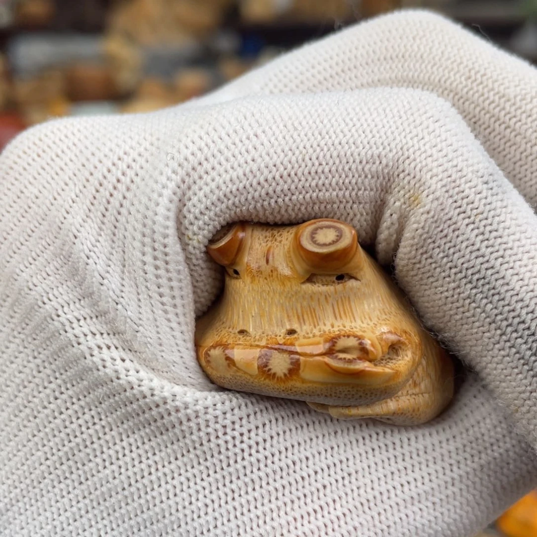 木?方颜竹木艺术把件