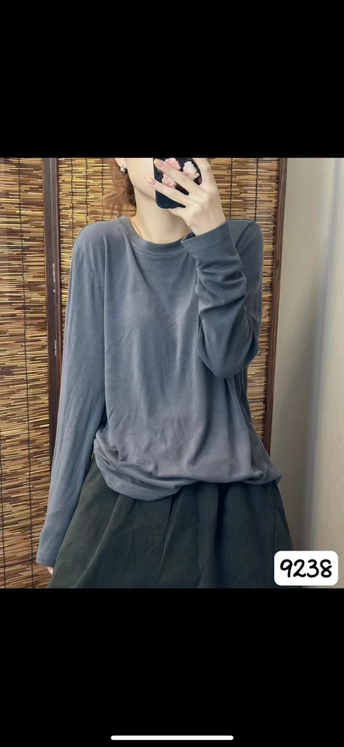 多色圆领打底百搭卫衣119238