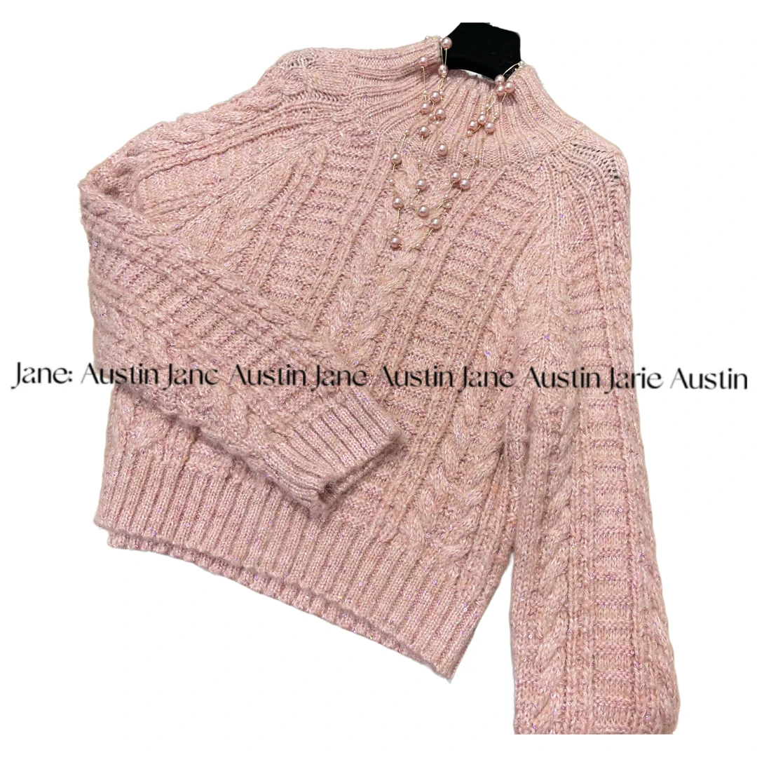 Jane Austin -10（春日桃笺）2025新款秋冬气质休闲百搭显瘦长袖