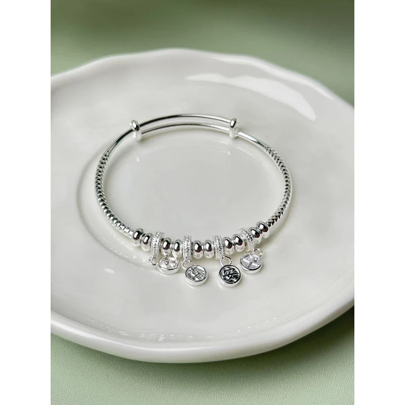 足银手镯 （仓库清货）z43