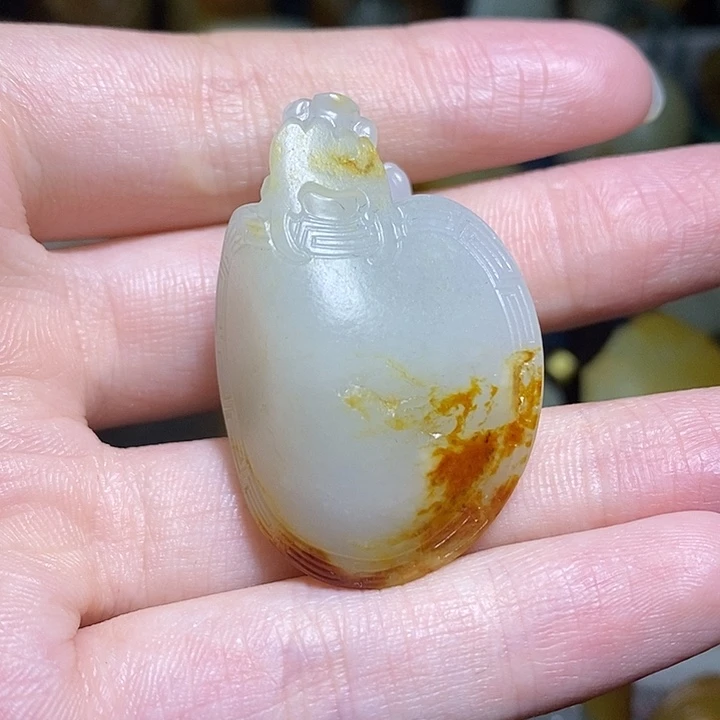 和田玉未镶嵌吊坠(不含链)