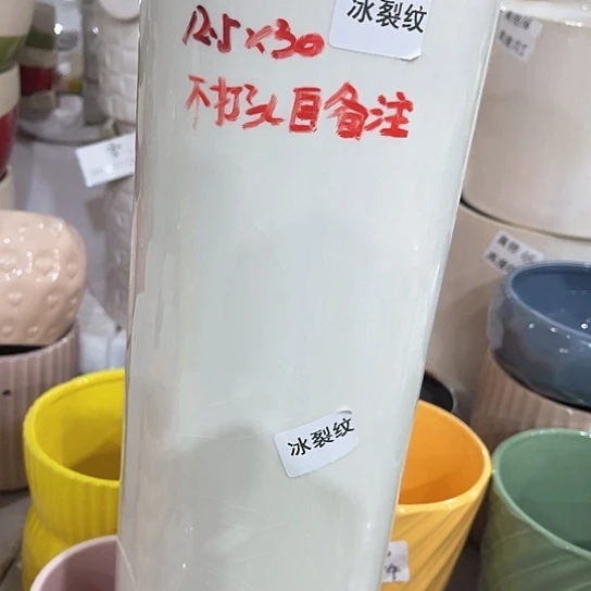多肉绿植陶瓷花盆9.9包邮，有孔