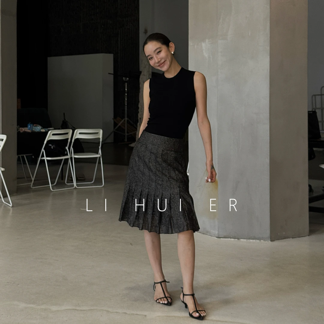 LiHuiEr李慧儿【昭莫】夏季新款时尚百搭设计修身半身裙LL025311