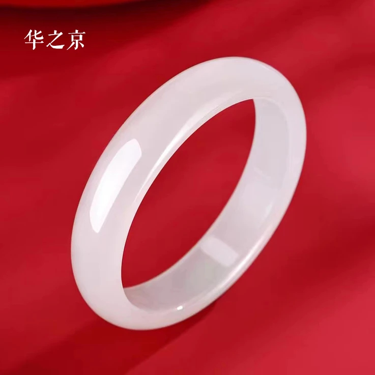 【华之京】玛瑙玉髓手镯 白月光玉石美人镯正品保证多样性发一