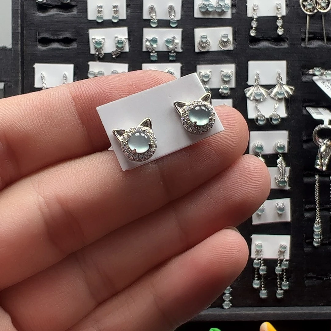 翡翠银S925镶嵌手链