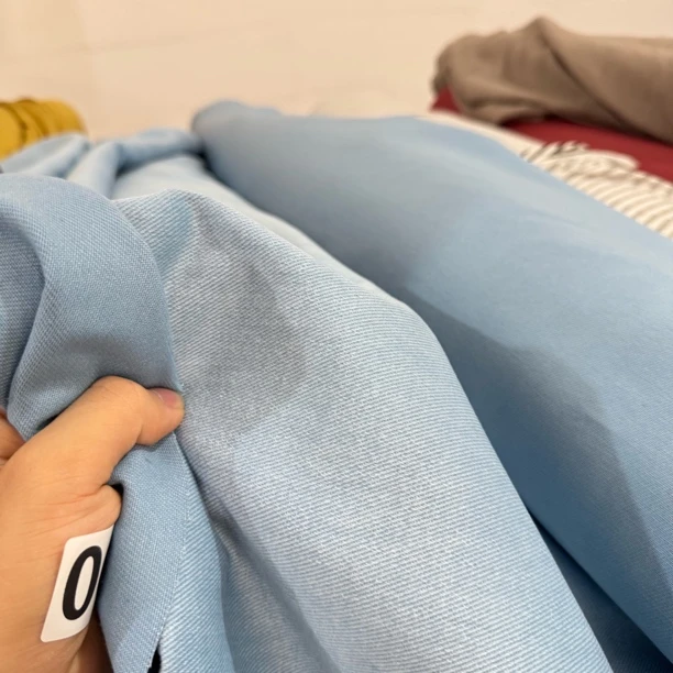 67 纯棉水洗雾面柔软牛仔面料3米价