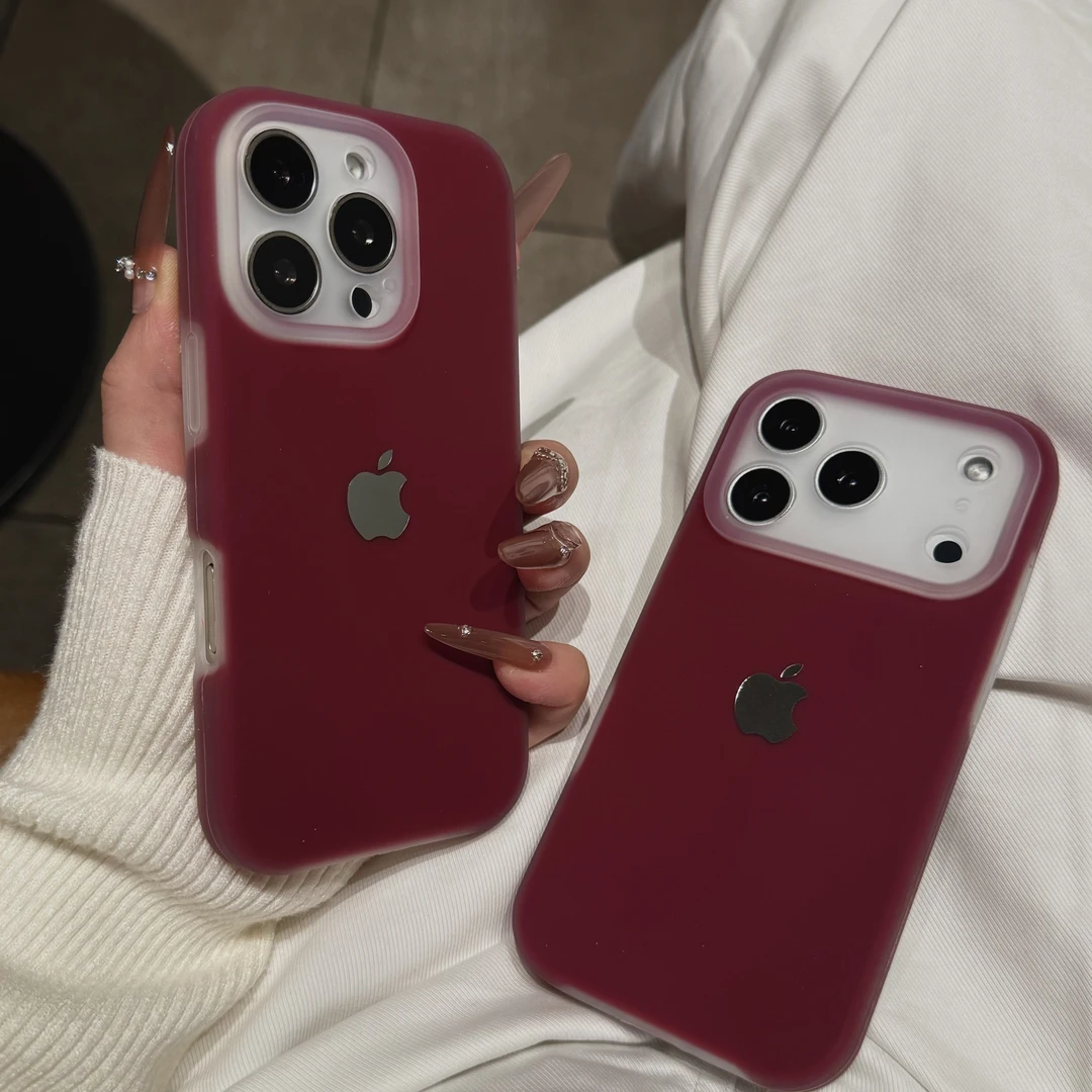 高级果冻液态硅胶适用苹果17promax手机壳iPhone16简约15全包14新