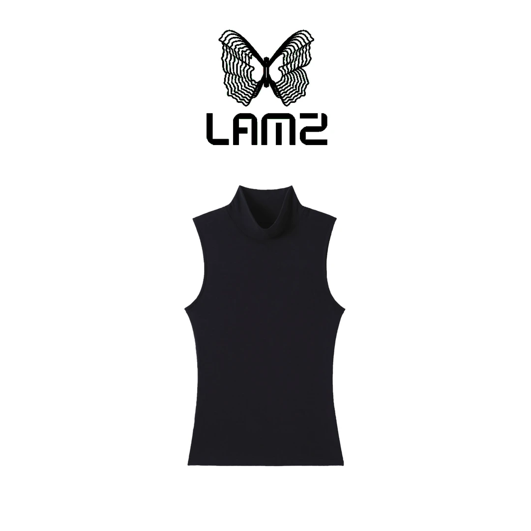 lamz 慵懒风OS风无袖通勤背心时尚打底百搭吊带 52TX1059