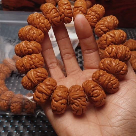 桃核手串龙纹桃核