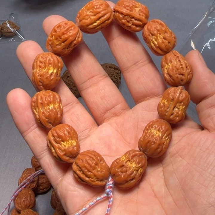 把件文玩核桃洒金皮4530