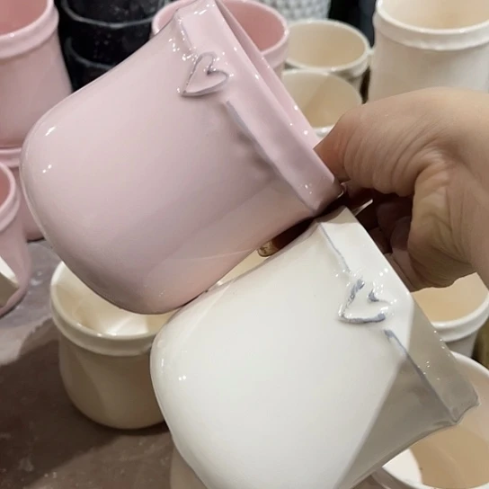 多肉绿植陶瓷花盆9.9包邮，有孔