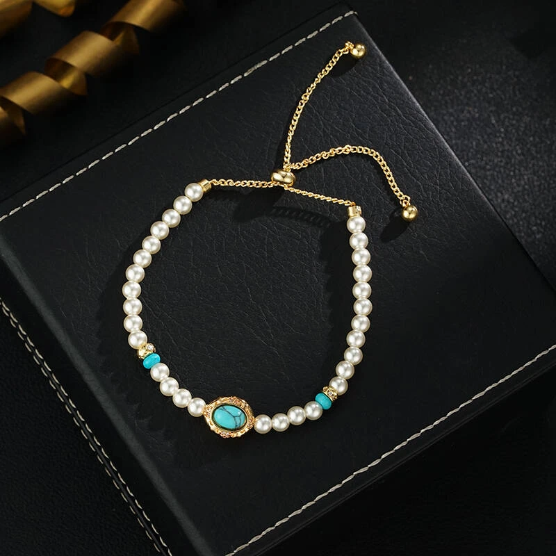 铜合金手链 1038 新中式国风小众设计气质可抽拉手链（总长：28cm）