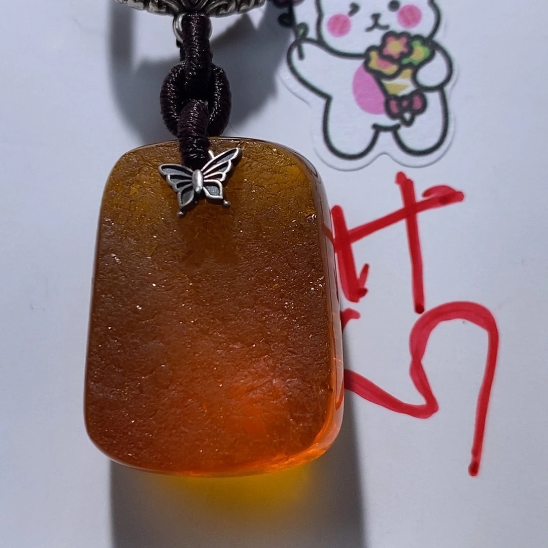 定制琥珀未镶嵌蜜蜡吊坠
