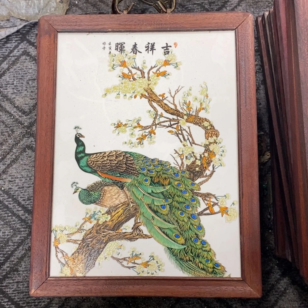 瓷37*28 景德镇瓷板画柴窑烧制