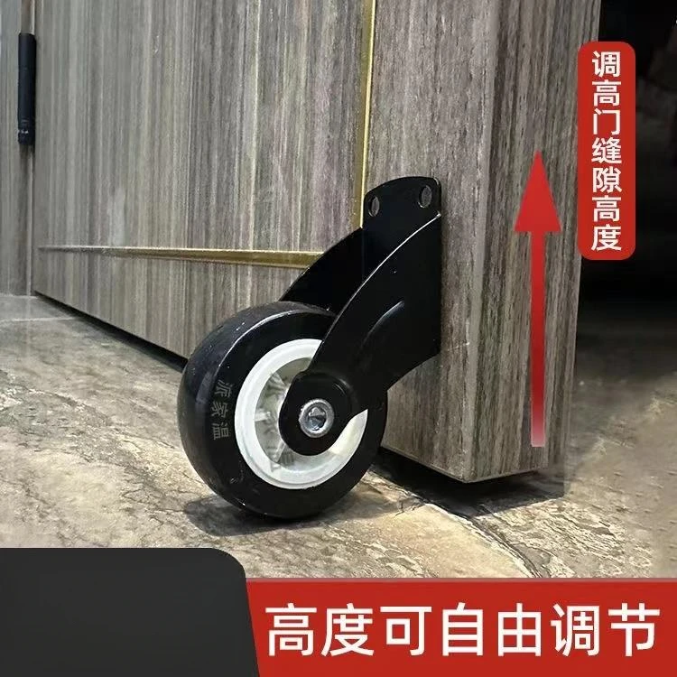 W门下垂支撑轮不锈钢平开门底托轮平移拉门底轮滑轮平推伸缩轮通