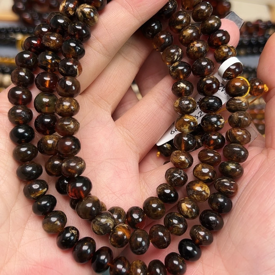 琥珀未镶嵌裸石抚顺琥珀20466九