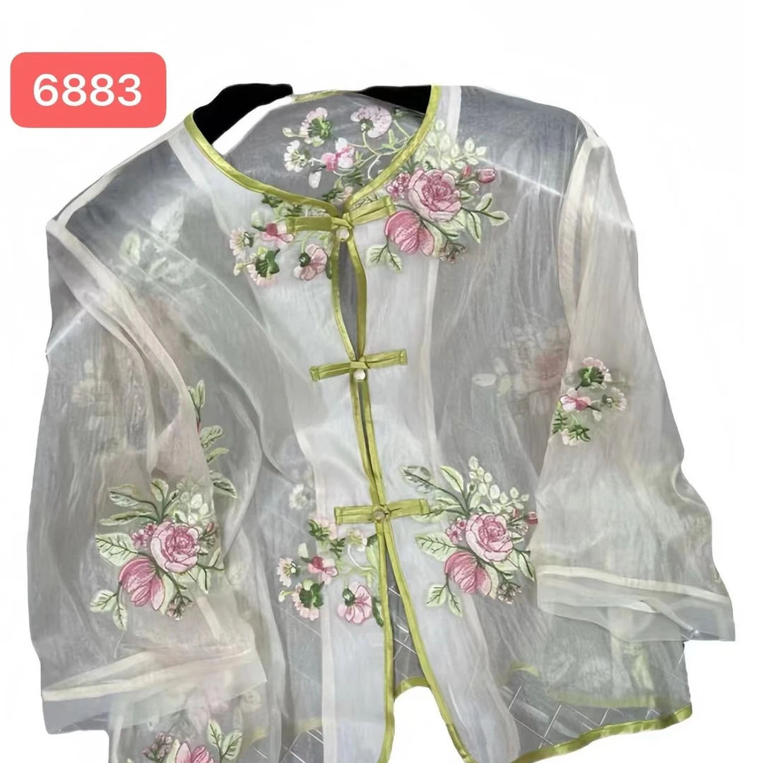 6883新中式国风舒适时尚上衣