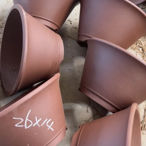 紫砂花盆100-6。100-6