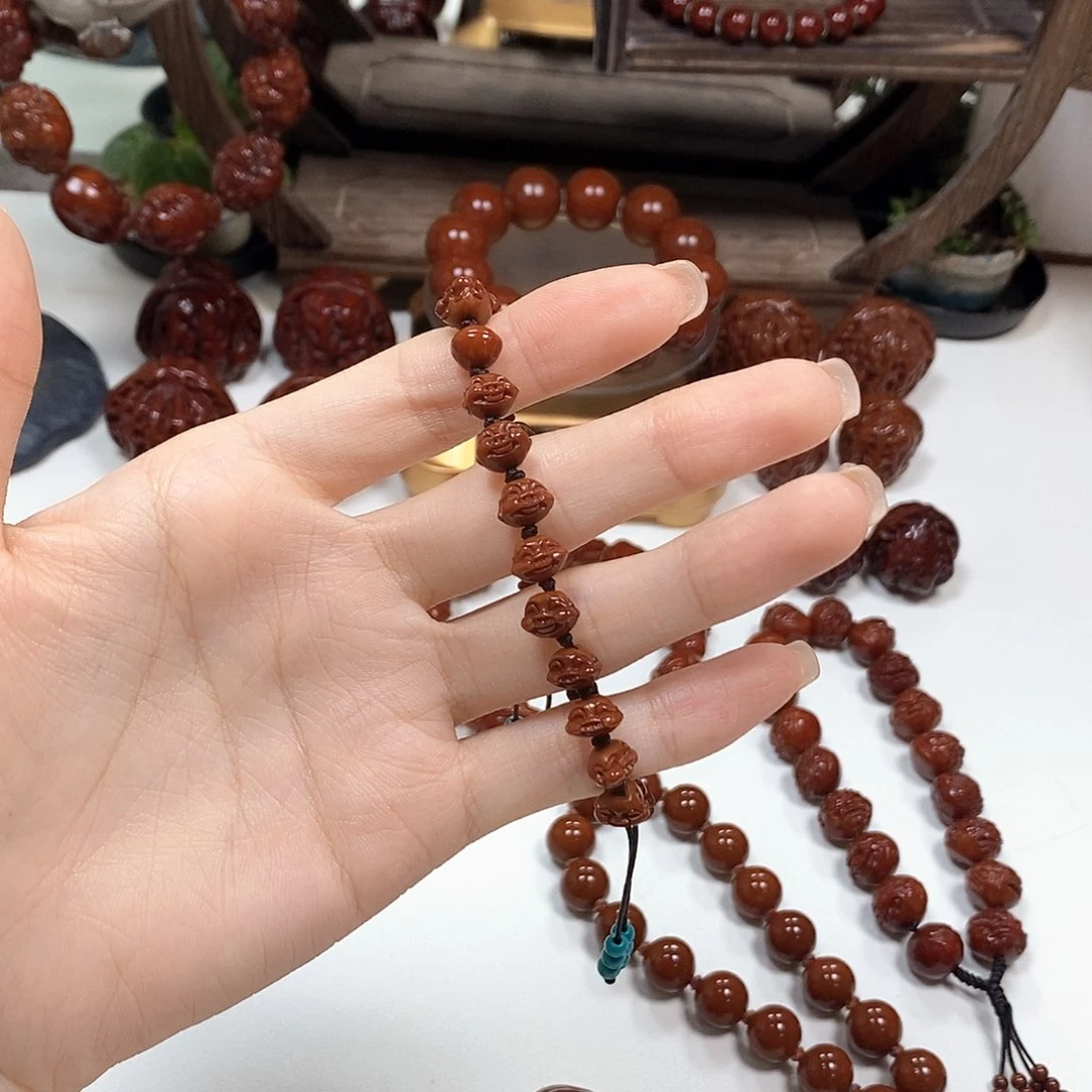 编***7橄榄核把件核尖开心