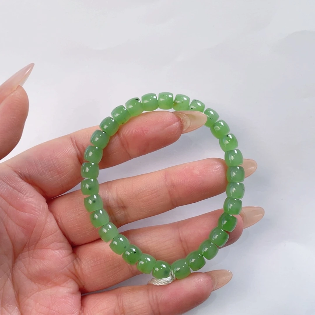 和田玉（碧玉）手链未镶嵌