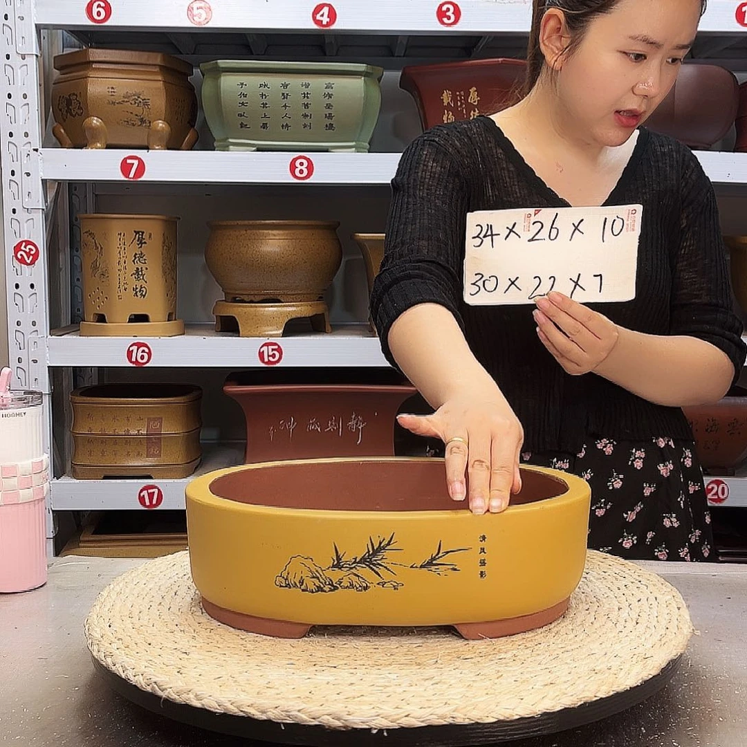 紫砂花盆紫砂花盆