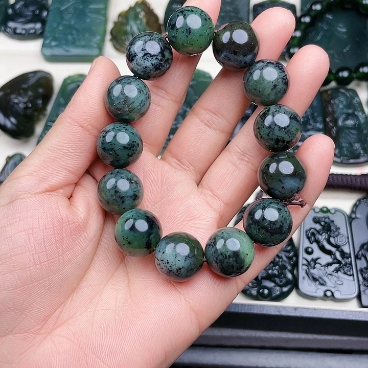 蛇纹石玉未镶嵌挂件泰山玉16