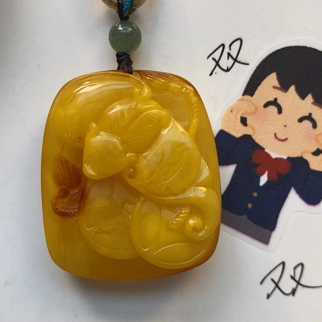 未镶嵌定制琥珀福气满满