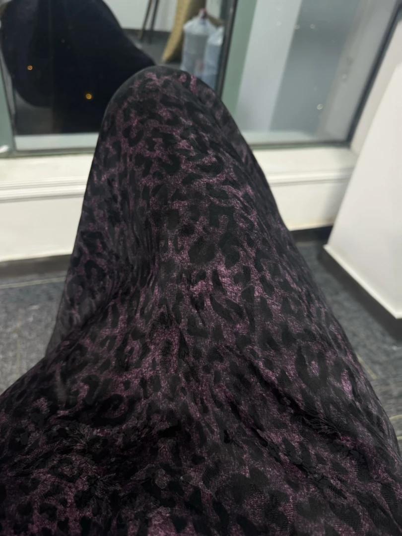 【紫色豹纹】28姆米花萝红云纱现货发（无退换）