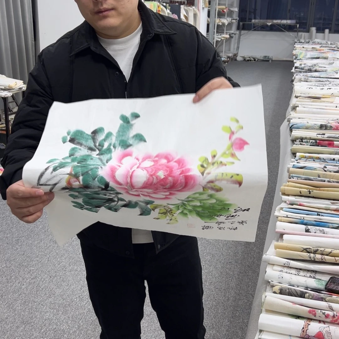 国画卖字画的小老板