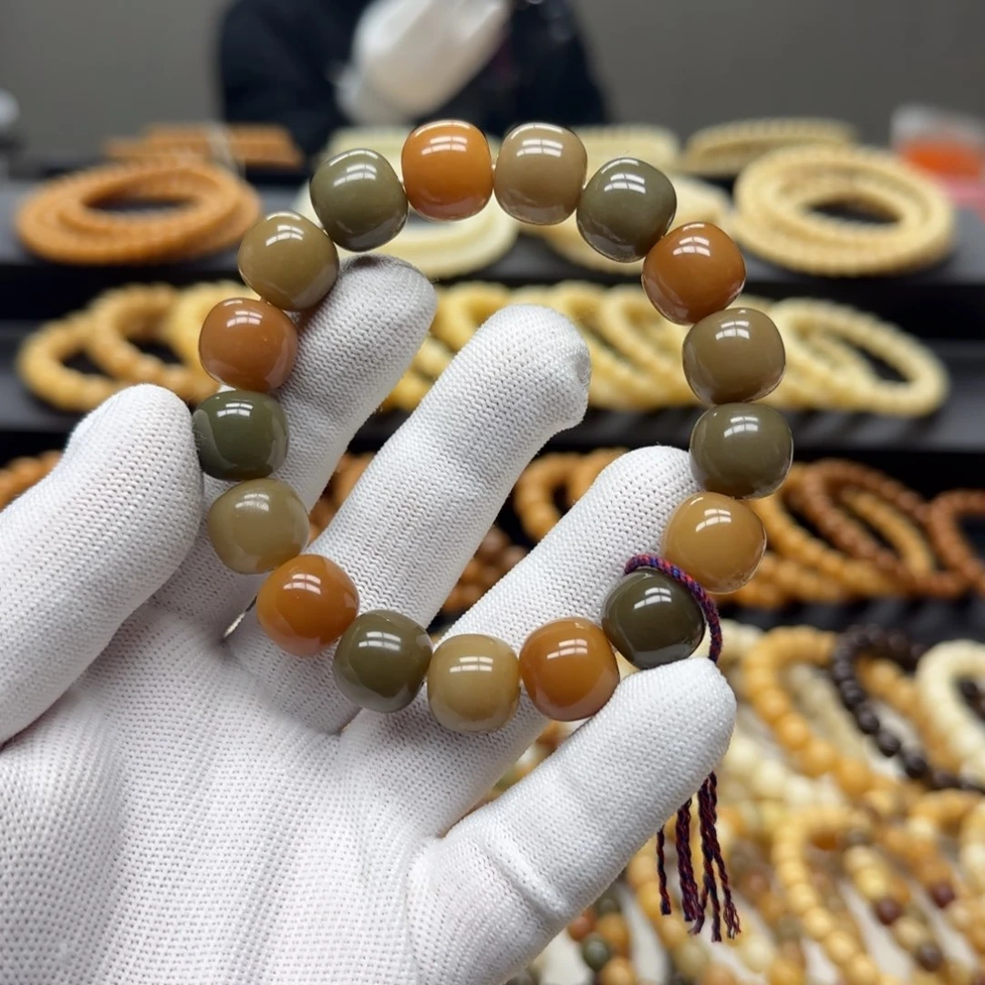 手串菩提根/象牙果13×14 5年 微瑕