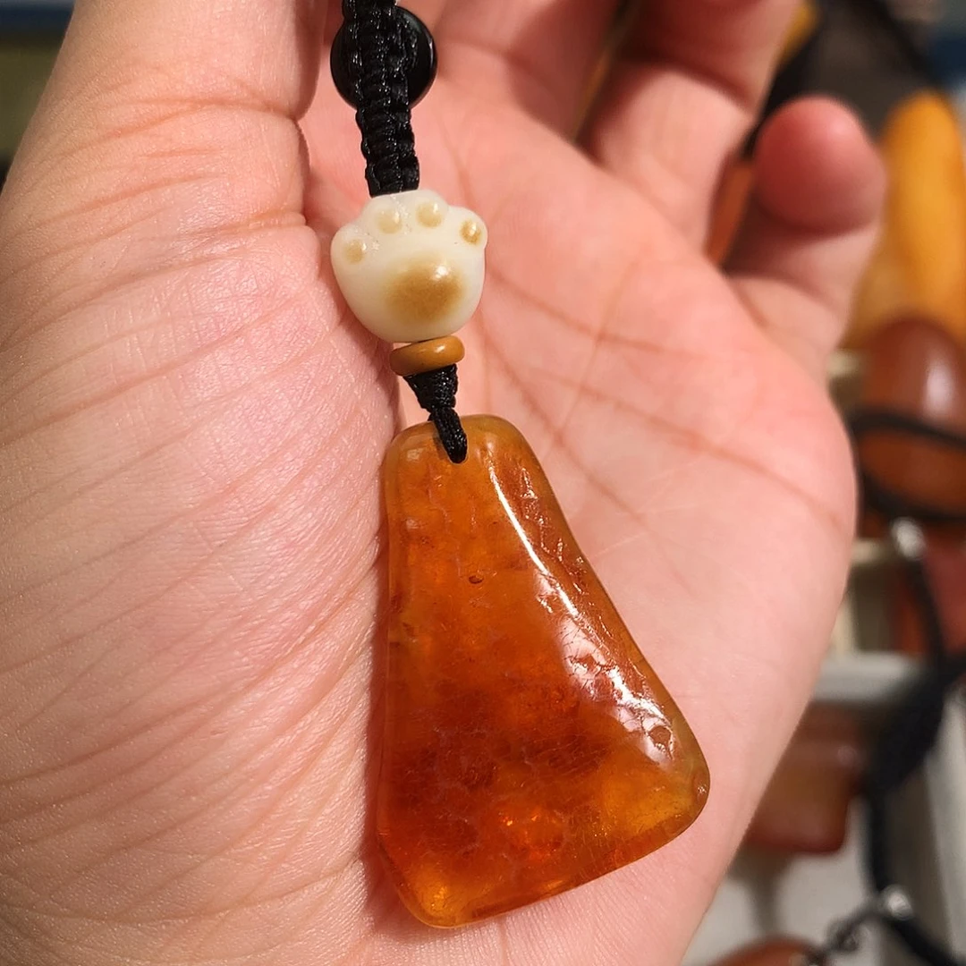 蜜蜡裸石未镶嵌你