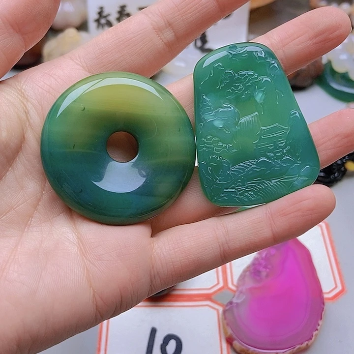 【闪购商品】未镶嵌玛瑙/玉髓珠宝半成品归***道